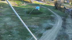 Spodní část sjezdovky skiareálu Karolinka