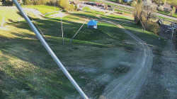 Spodní část sjezdovky skiareálu Karolinka