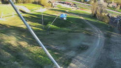 Spodní část sjezdovky skiareálu Karolinka