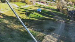 Spodní část sjezdovky skiareálu Karolinka