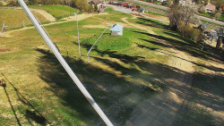 Spodní část sjezdovky skiareálu Karolinka