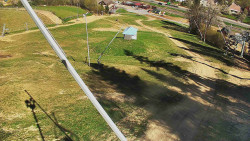 Spodní část sjezdovky skiareálu Karolinka