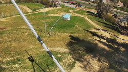 Spodní část sjezdovky skiareálu Karolinka