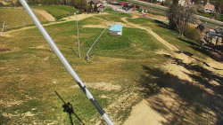 Spodní část sjezdovky skiareálu Karolinka