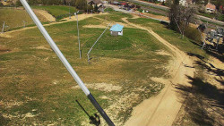 Spodní část sjezdovky skiareálu Karolinka