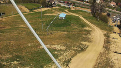 Spodní část sjezdovky skiareálu Karolinka