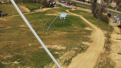 Spodní část sjezdovky skiareálu Karolinka