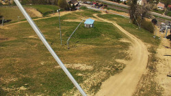 Spodní část sjezdovky skiareálu Karolinka