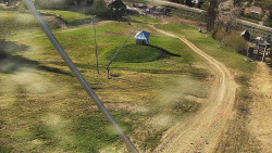 Spodní část sjezdovky skiareálu Karolinka