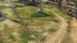 Spodní část sjezdovky skiareálu Karolinka