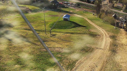 Spodní část sjezdovky skiareálu Karolinka