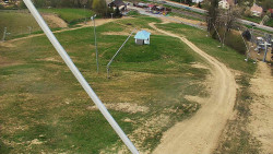 Spodní část sjezdovky skiareálu Karolinka