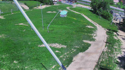 Spodní část sjezdovky skiareálu Karolinka
