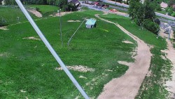 Spodní část sjezdovky skiareálu Karolinka