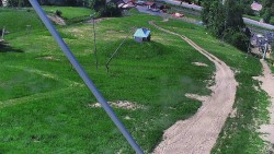 Spodní část sjezdovky skiareálu Karolinka