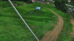 Spodní část sjezdovky skiareálu Karolinka