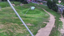 Lower part of the Karolinka ski resort slope