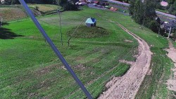 Spodní část sjezdovky skiareálu Karolinka
