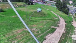 Lower part of the Karolinka ski resort slope
