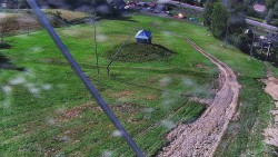 Lower part of the Karolinka ski resort slope