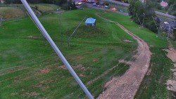 Lower part of the Karolinka ski resort slope