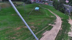 Lower part of the Karolinka ski resort slope