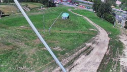 Spodní část sjezdovky skiareálu Karolinka