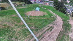 Lower part of the Karolinka ski resort slope