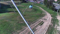 Lower part of the Karolinka ski resort slope