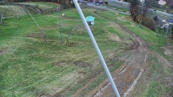 Lower part of the Karolinka ski resort slope