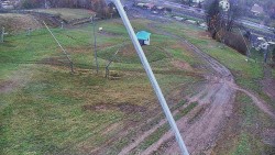 Unterer Teil der Skipiste des Skigebiets Karolinka