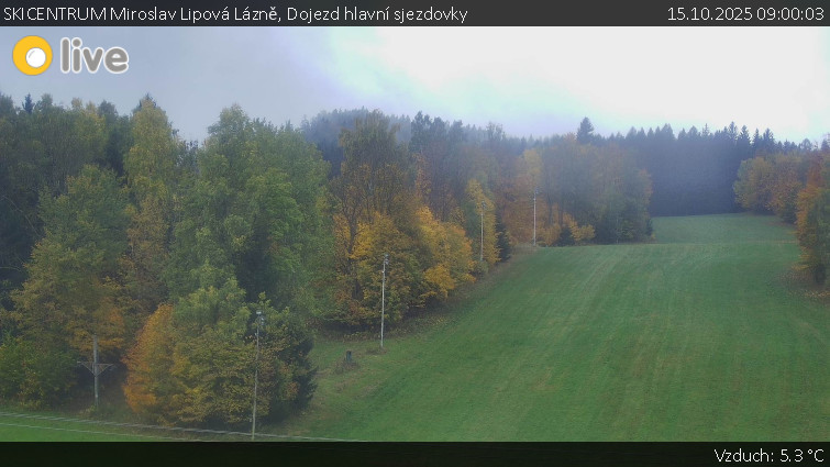 SKICENTRUM Miroslav Lipová Lázně - Dojezd hlavní sjezdovky - 15.10.2025 v 09:00 SKICENTRUM Miroslav Lipová Lázně - Dojezd hlavní sjezdovky - 15.10.2025 v 09:00