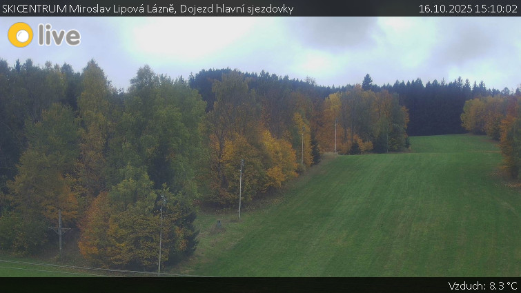 SKICENTRUM Miroslav Lipová Lázně - Dojezd hlavní sjezdovky - 16.10.2025 v 15:10 SKICENTRUM Miroslav Lipová Lázně - Dojezd hlavní sjezdovky - 16.10.2025 v 15:10