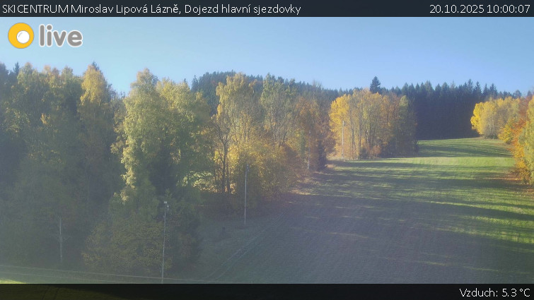 SKICENTRUM Miroslav Lipová Lázně - Dojezd hlavní sjezdovky - 20.10.2025 v 10:00 SKICENTRUM Miroslav Lipová Lázně - Dojezd hlavní sjezdovky - 20.10.2025 v 10:00