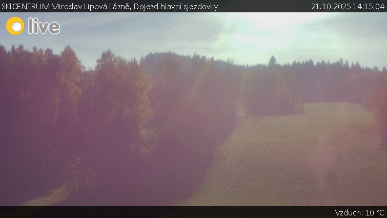 SKICENTRUM Miroslav Lipová Lázně - Dojezd hlavní sjezdovky - 21.10.2025 v 14:15 SKICENTRUM Miroslav Lipová Lázně - Dojezd hlavní sjezdovky - 21.10.2025 v 14:15
