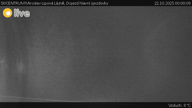 SKICENTRUM Miroslav Lipová Lázně - Dojezd hlavní sjezdovky - 22.10.2025 v 00:00 SKICENTRUM Miroslav Lipová Lázně - Dojezd hlavní sjezdovky - 22.10.2025 v 00:00