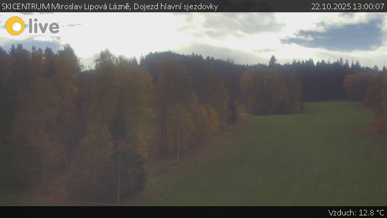 SKICENTRUM Miroslav Lipová Lázně - Dojezd hlavní sjezdovky - 22.10.2025 v 13:00 SKICENTRUM Miroslav Lipová Lázně - Dojezd hlavní sjezdovky - 22.10.2025 v 13:00