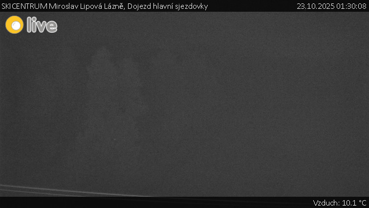 SKICENTRUM Miroslav Lipová Lázně - Dojezd hlavní sjezdovky - 23.10.2025 v 01:30 SKICENTRUM Miroslav Lipová Lázně - Dojezd hlavní sjezdovky - 23.10.2025 v 01:30