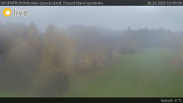 SKICENTRUM Miroslav Lipová Lázně - Dojezd hlavní sjezdovky - 26.10.2025 v 10:00 SKICENTRUM Miroslav Lipová Lázně - Dojezd hlavní sjezdovky - 26.10.2025 v 10:00
