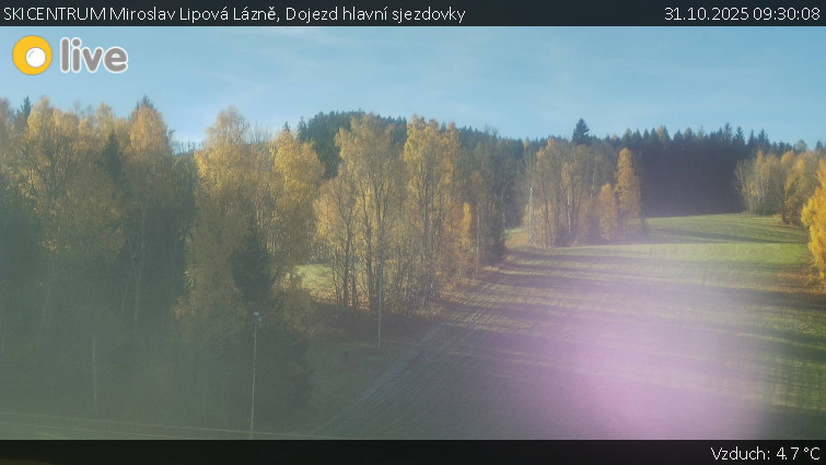 SKICENTRUM Miroslav Lipová Lázně - Dojezd hlavní sjezdovky - 31.10.2025 v 09:30 SKICENTRUM Miroslav Lipová Lázně - Dojezd hlavní sjezdovky - 31.10.2025 v 09:30
