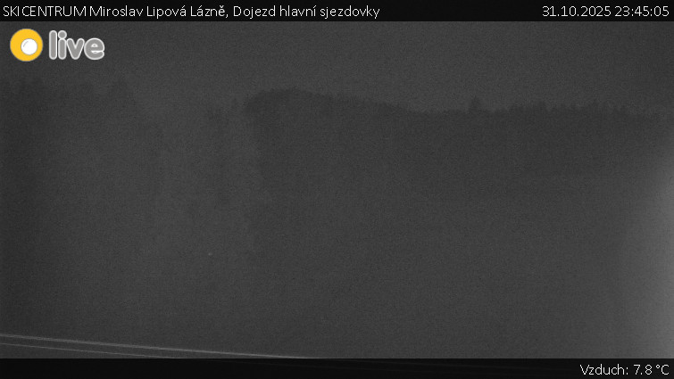 SKICENTRUM Miroslav Lipová Lázně - Dojezd hlavní sjezdovky - 31.10.2025 v 23:45 SKICENTRUM Miroslav Lipová Lázně - Dojezd hlavní sjezdovky - 31.10.2025 v 23:45