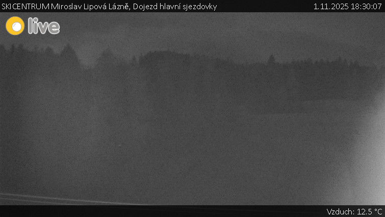 SKICENTRUM Miroslav Lipová Lázně - Dojezd hlavní sjezdovky - 1.11.2025 v 18:30 SKICENTRUM Miroslav Lipová Lázně - Dojezd hlavní sjezdovky - 1.11.2025 v 18:30