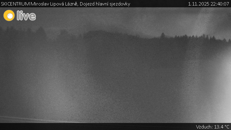 SKICENTRUM Miroslav Lipová Lázně - Dojezd hlavní sjezdovky - 1.11.2025 v 22:40 SKICENTRUM Miroslav Lipová Lázně - Dojezd hlavní sjezdovky - 1.11.2025 v 22:40