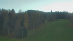 Dojezd hlavní sjezdovky