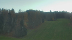 Dojezd hlavní sjezdovky