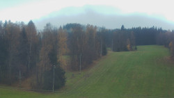 Dojezd hlavní sjezdovky