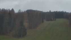 Dojezd hlavní sjezdovky