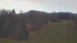 Dojezd hlavní sjezdovky