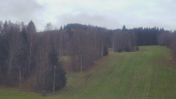 Dojezd hlavní sjezdovky