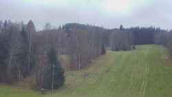 Dojezd hlavní sjezdovky